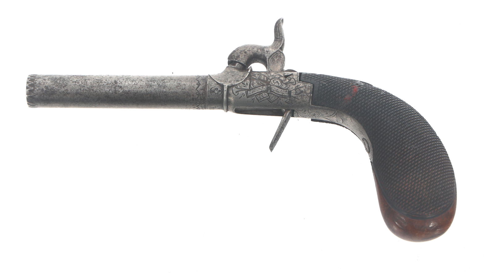 BELGIAN FOLDING TRIGGER PERCUSSION PISTOLS - 3