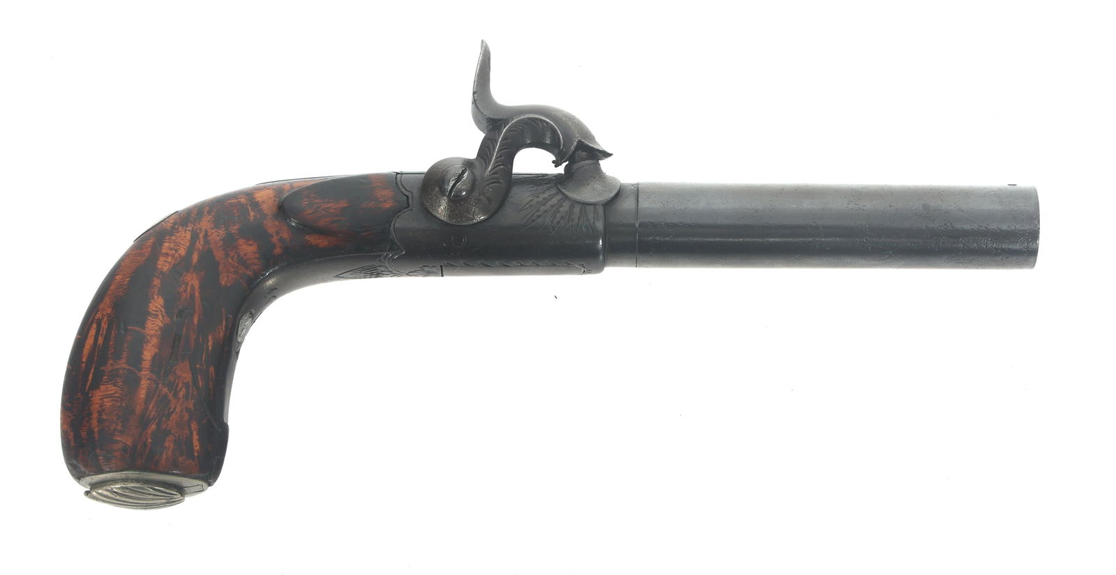 BELGIAN FOLDING TRIGGER PERCUSSION PISTOLS - 4