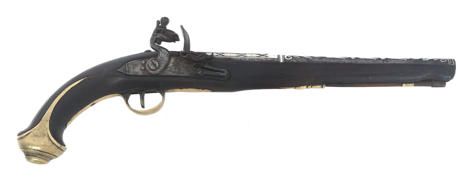 OTTOMAN 15.5mm CALIBER FLINTLOCK PISTOL (1 of 12)