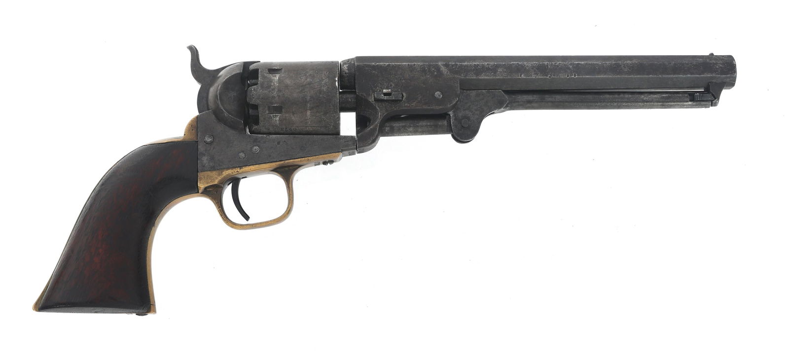 1863 COLT MODEL 1851 NAVY .36 CALIBER SA REVOLVER (1 of 16)