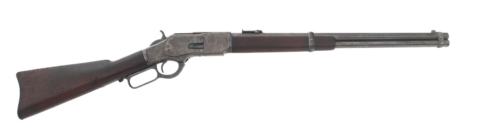 1886 WINCHESTER MODEL 1873 44 WCF CALIBER RIFLE (1 of 12)