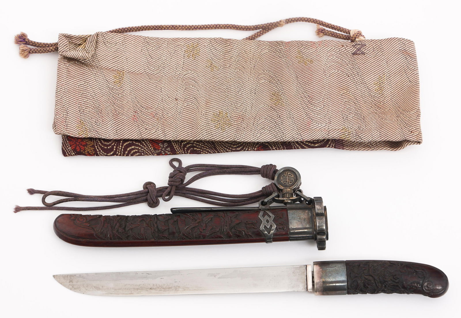 KOREAN EUNJANGDO DAGGER WITH SCABBARD - 2