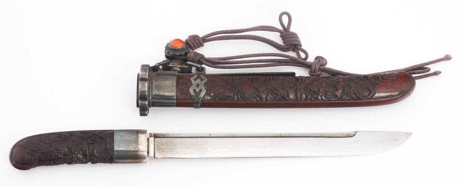 KOREAN EUNJANGDO DAGGER WITH SCABBARD - 5