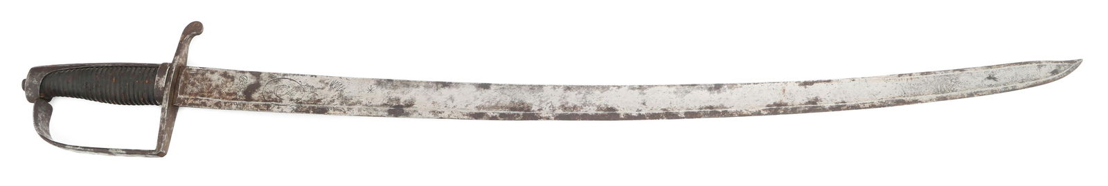 EARLY 19th C. EUROPEAN LIGHT CAVALRY SWORD (1 of 13)