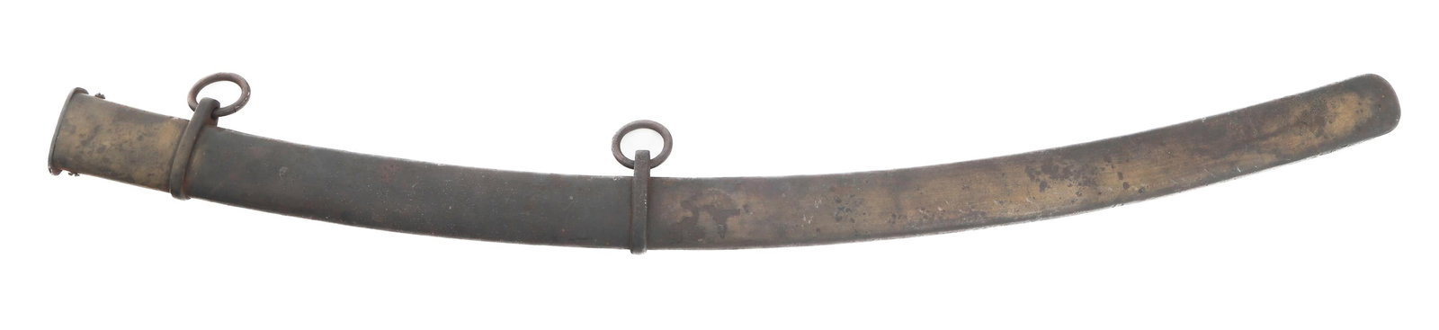 EARLY 19th C. PRUSSIAN "BLUCHER" SABER SCABBARD (1 of 8)