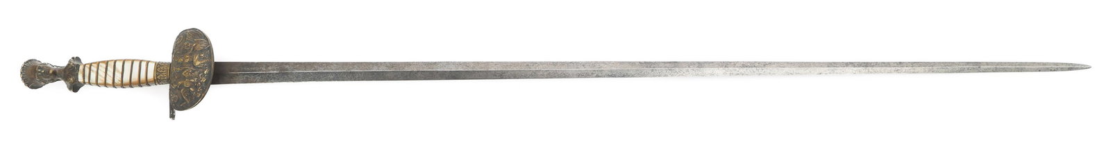 19th C. US MILITIA OFFICER INDIAN PRINCESS SWORD (1 of 13)