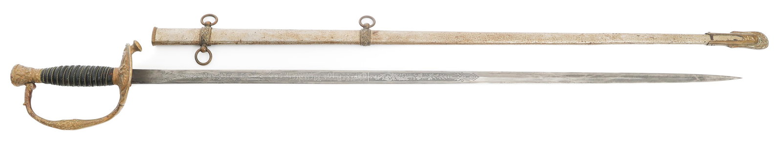 US M1860 STAFF & FIELD OFFICER DRESS SWORD (1 of 18)