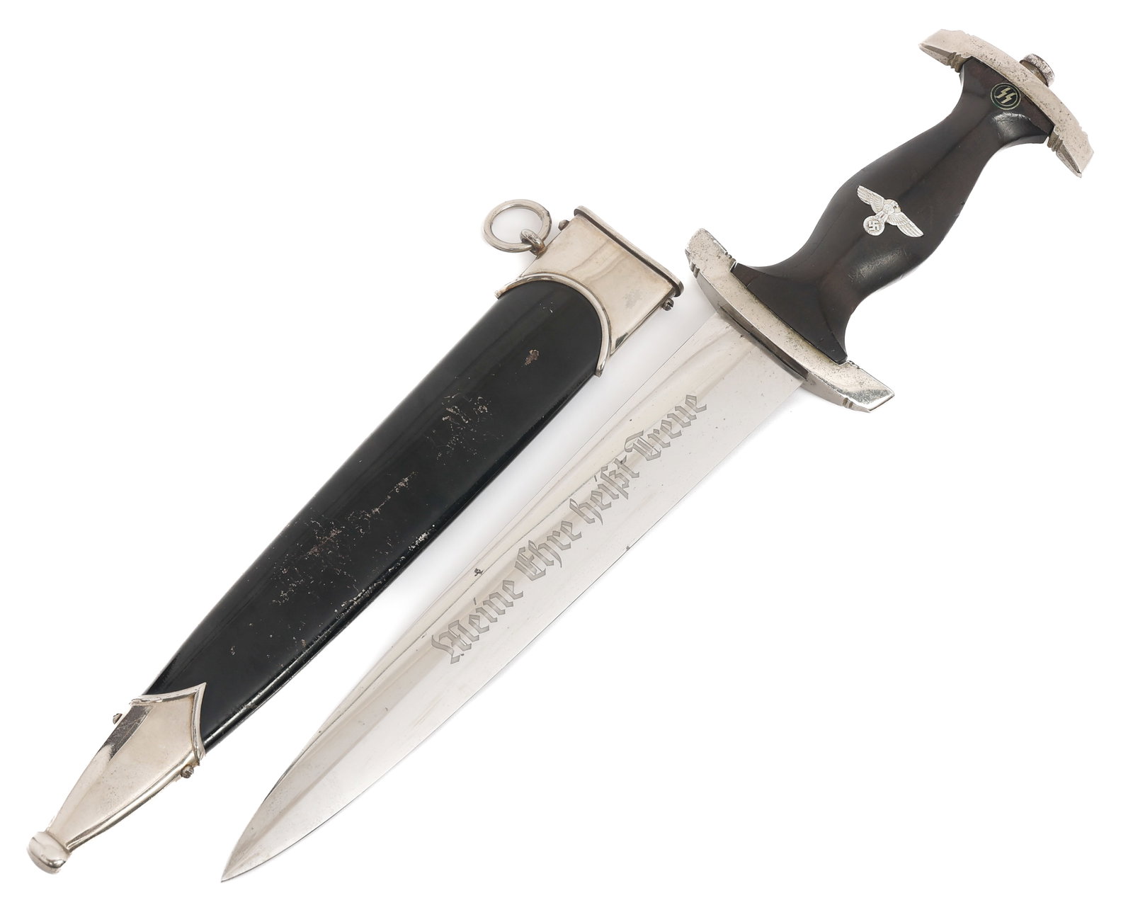 WWII GERMAN RZM MODEL 1933 SS EM DRESS DAGGER (1 of 18)