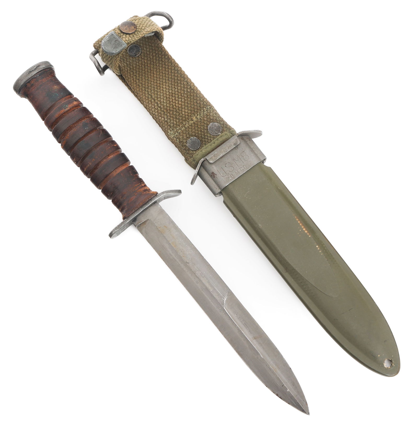 WWII US ARMY M3 FIGHTING KNIFE by BOKER (1 of 17)