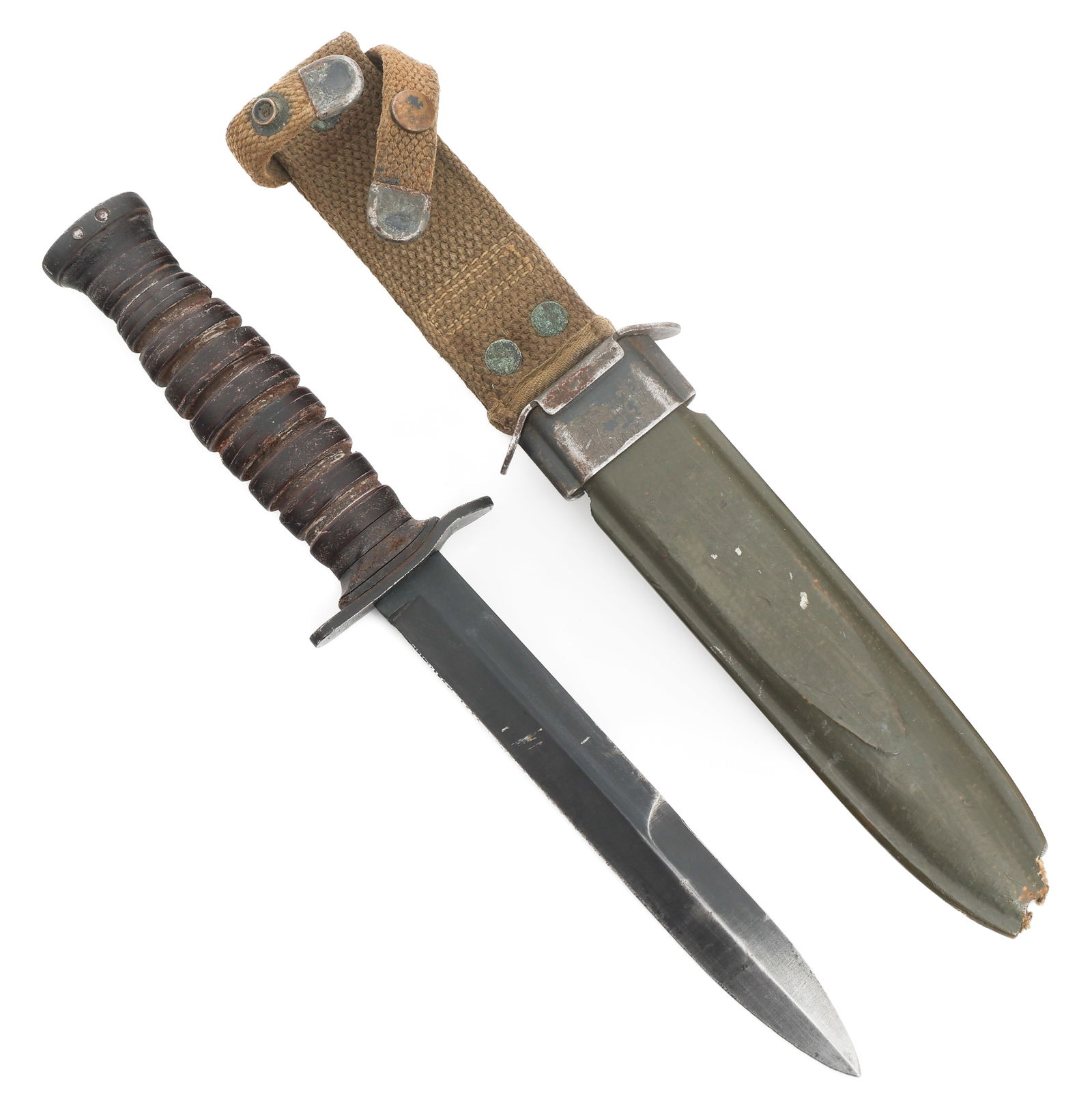WWII US ARMY M3 FIGHTING KNIFE by CAMILLUS (1 of 17)