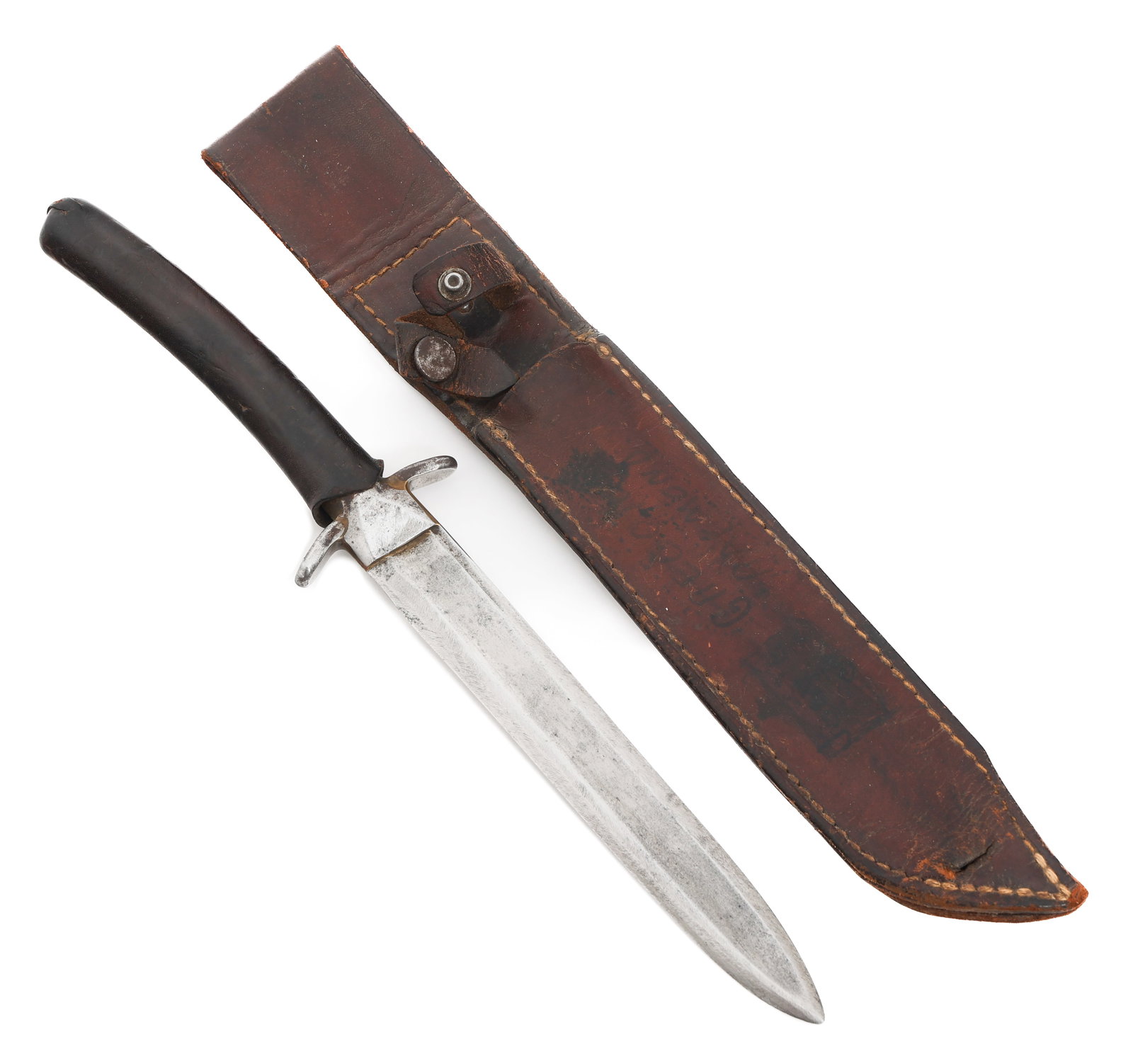 WWII CUSTOM FIGHTING KNIFE WITH CIVIL WAR BLADE (1 of 16)