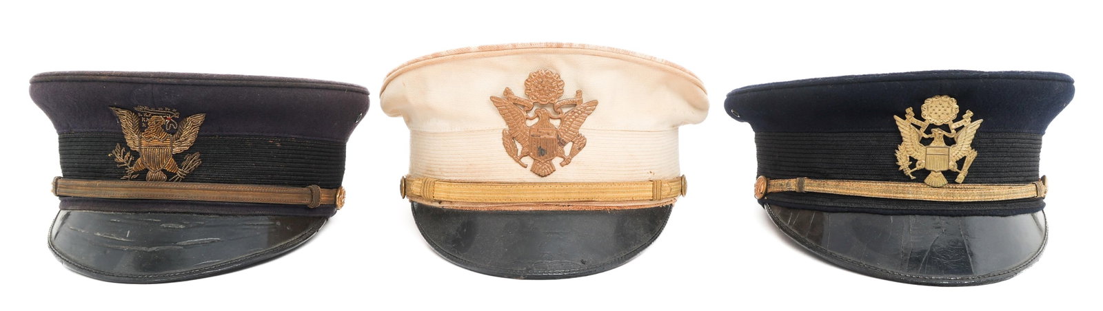 SPAN-AM WAR US ARMY M1902 OFFICER VISOR CAPS (1 of 16)