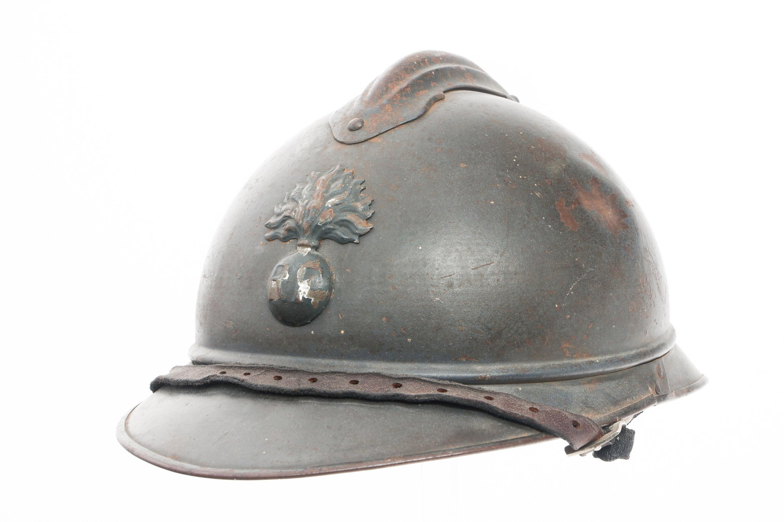 WWI FRENCH INFANTRY M15 ADRIAN HELMET (1 of 11)