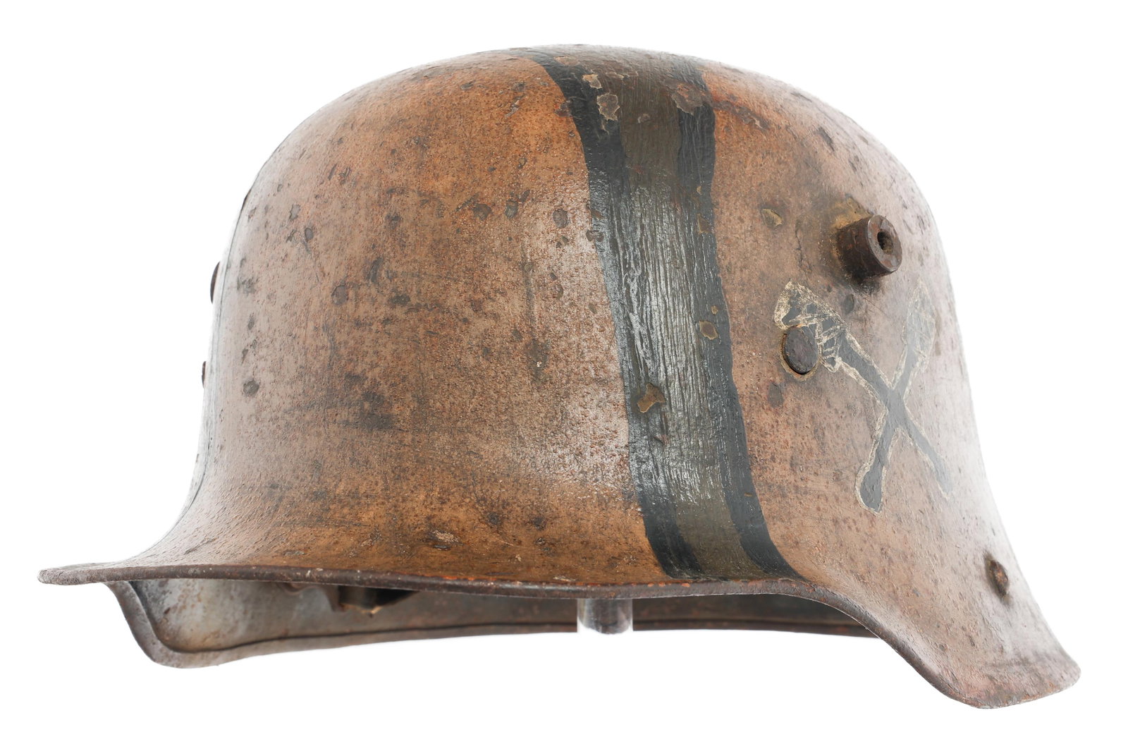 WWI IMPERIAL GERMAN M16 CAMOUFLAGE COMBAT HELMET (1 of 16)