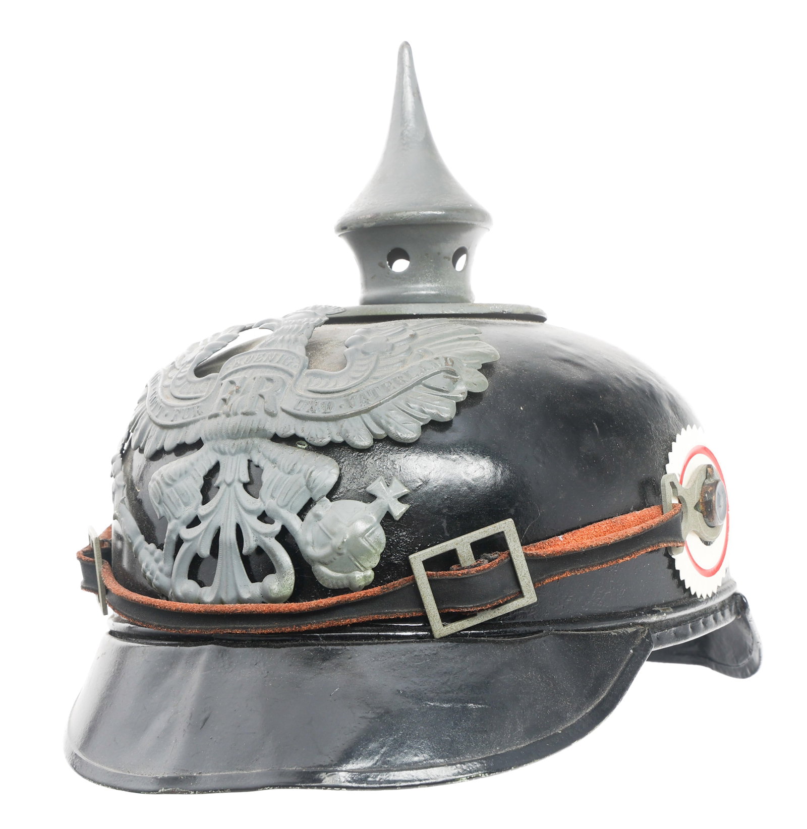 IMPERIAL GERMAN BREMEN TIN ERSATZ PICKELHAUBE (1 of 10)