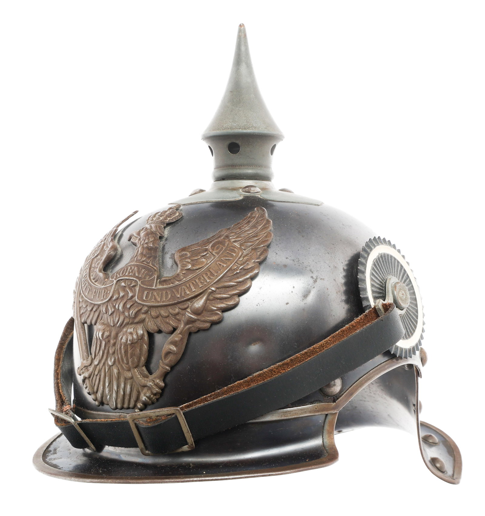 IMPERIAL GERMAN M1915 JAGER PICKELHAUBE HELMET (1 of 12)