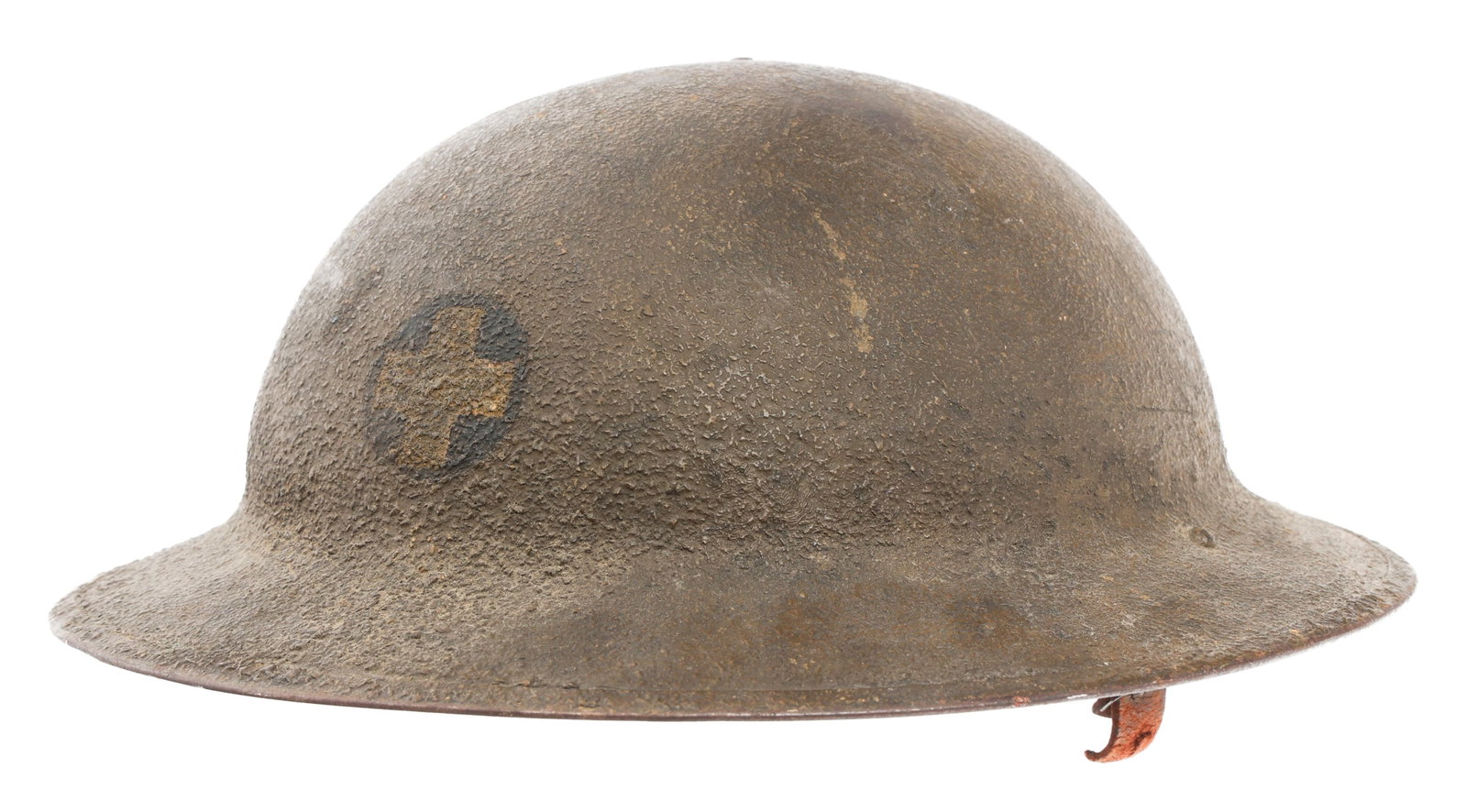 WWI US AEF 33rd INFANTRY DIV. M1917 COMBAT HELMET: WWI US AEF 33rd INFANTRY DIV. M1917 COMBAT HELMET WWI US Army AEF M1917 Combat Helmet. 33rd Infantry Division painted front insignia. Complete liner and chinstrap.