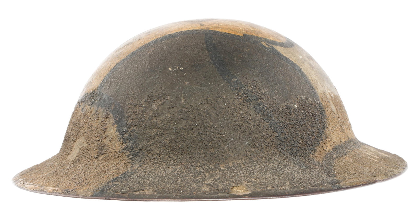 WWI US AEF M1917 DOUGHBOY PAINTED COMBAT HELMET (1 of 15)