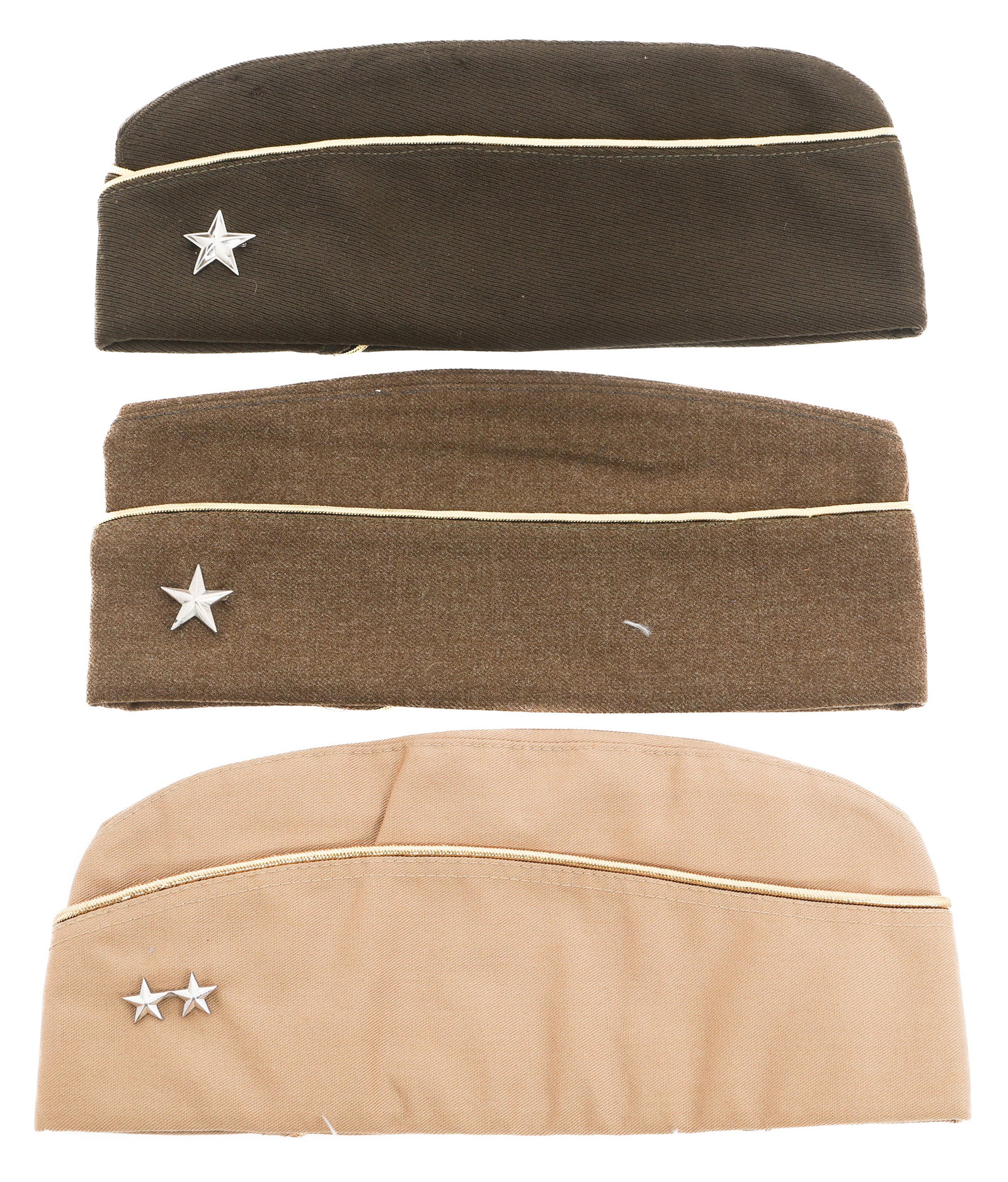WWII US ARMY GENERAL RANK OVERSEAS CAPS (1 of 14)