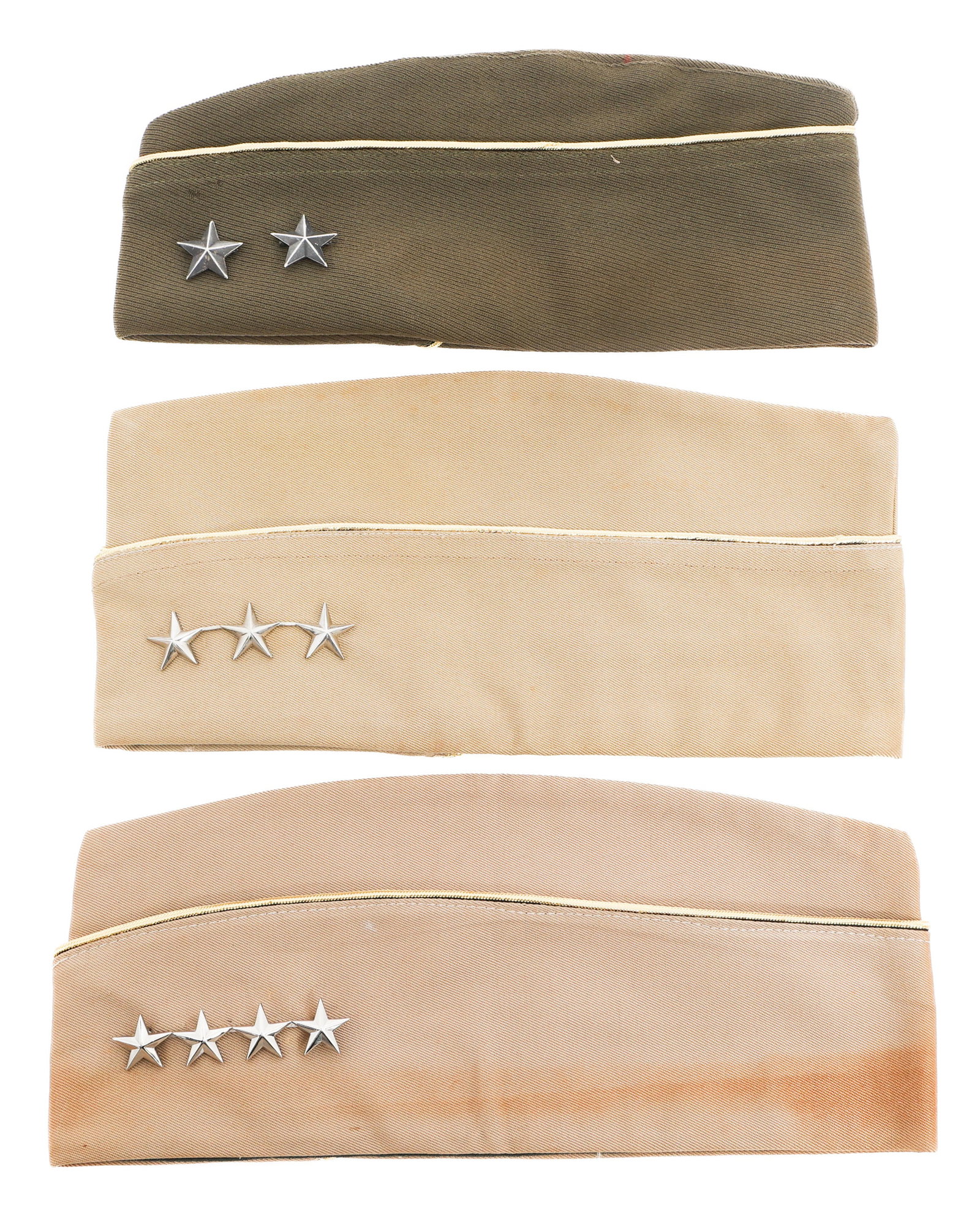 WWII US ARMY GENERAL RANK OVERSEAS CAPS (1 of 15)