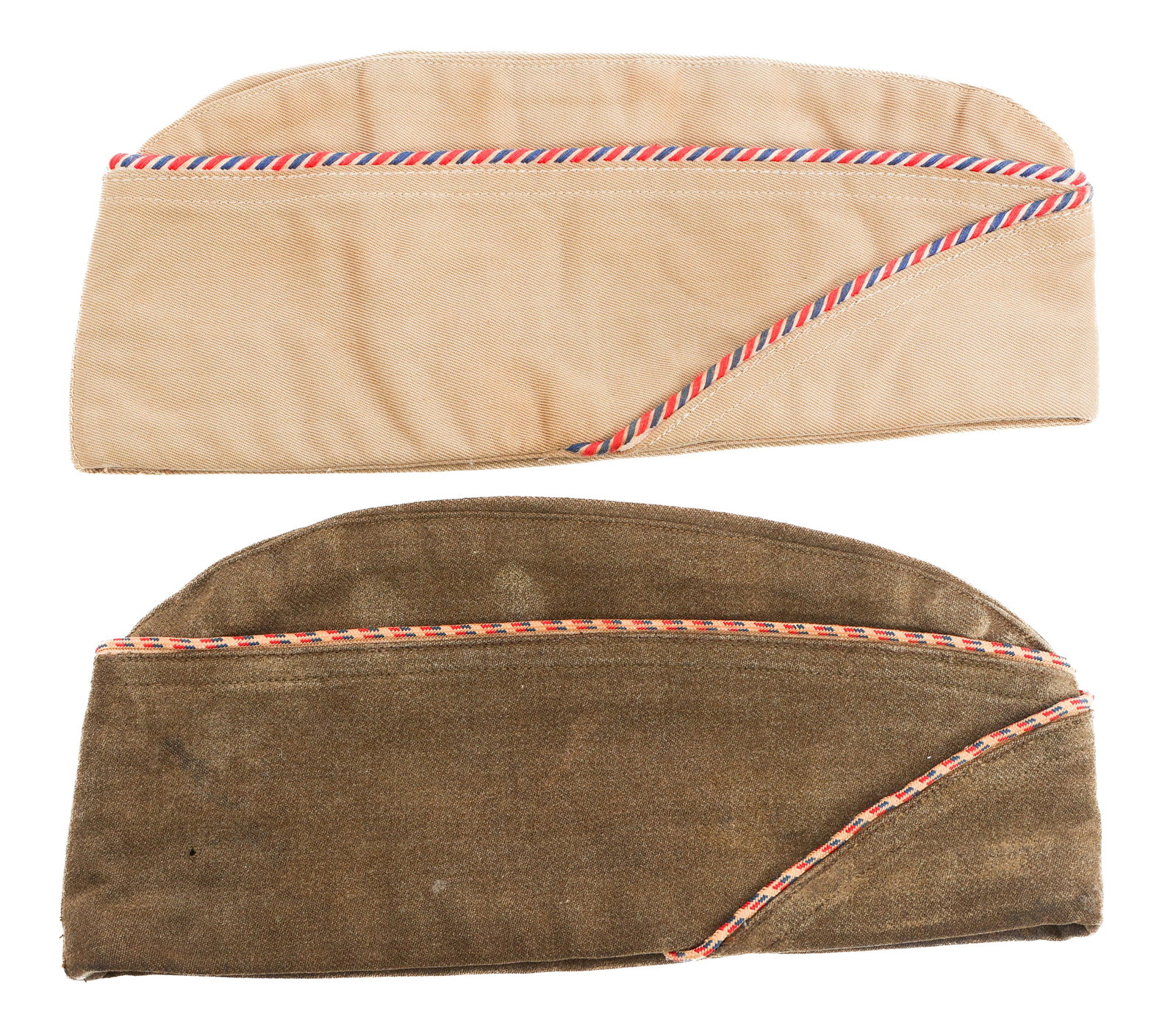 WWII US ARMY FSSF ENLISTED MAN / NCO OVERSEAS CAPS (1 of 7)