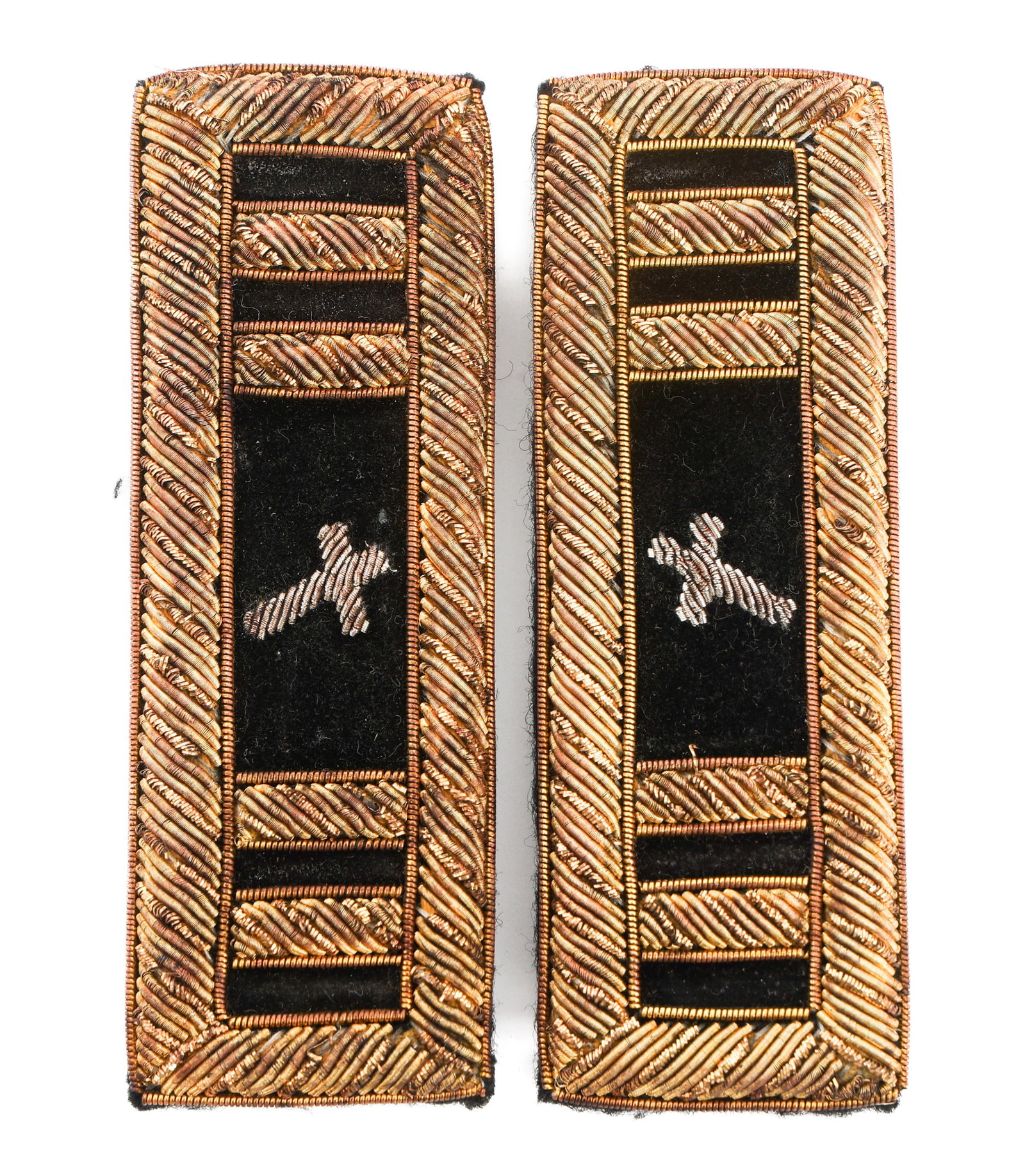 19th CENTURY US CHAPLAIN SHOULDER BOARDS PAIR (1 of 6)