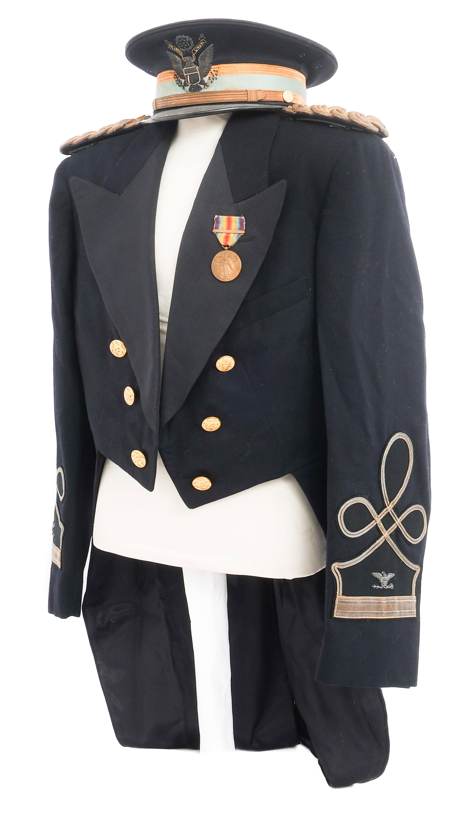 US ARMY M1902 INFANTRY OFFICER MESS DRESS & HAT (1 of 17)