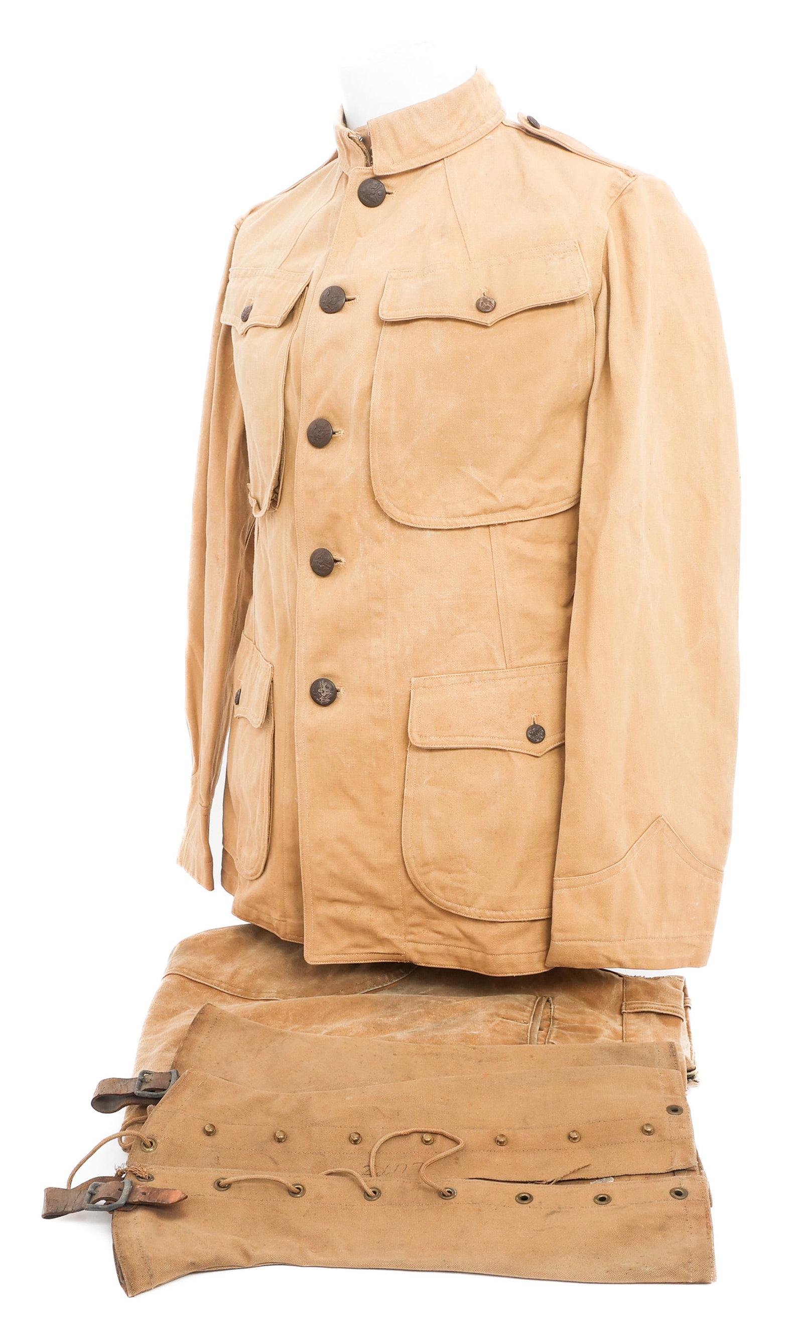 SPAN-AM WAR US ARMY M1902 KHAKI SUMMER UNIFORM (1 of 15)