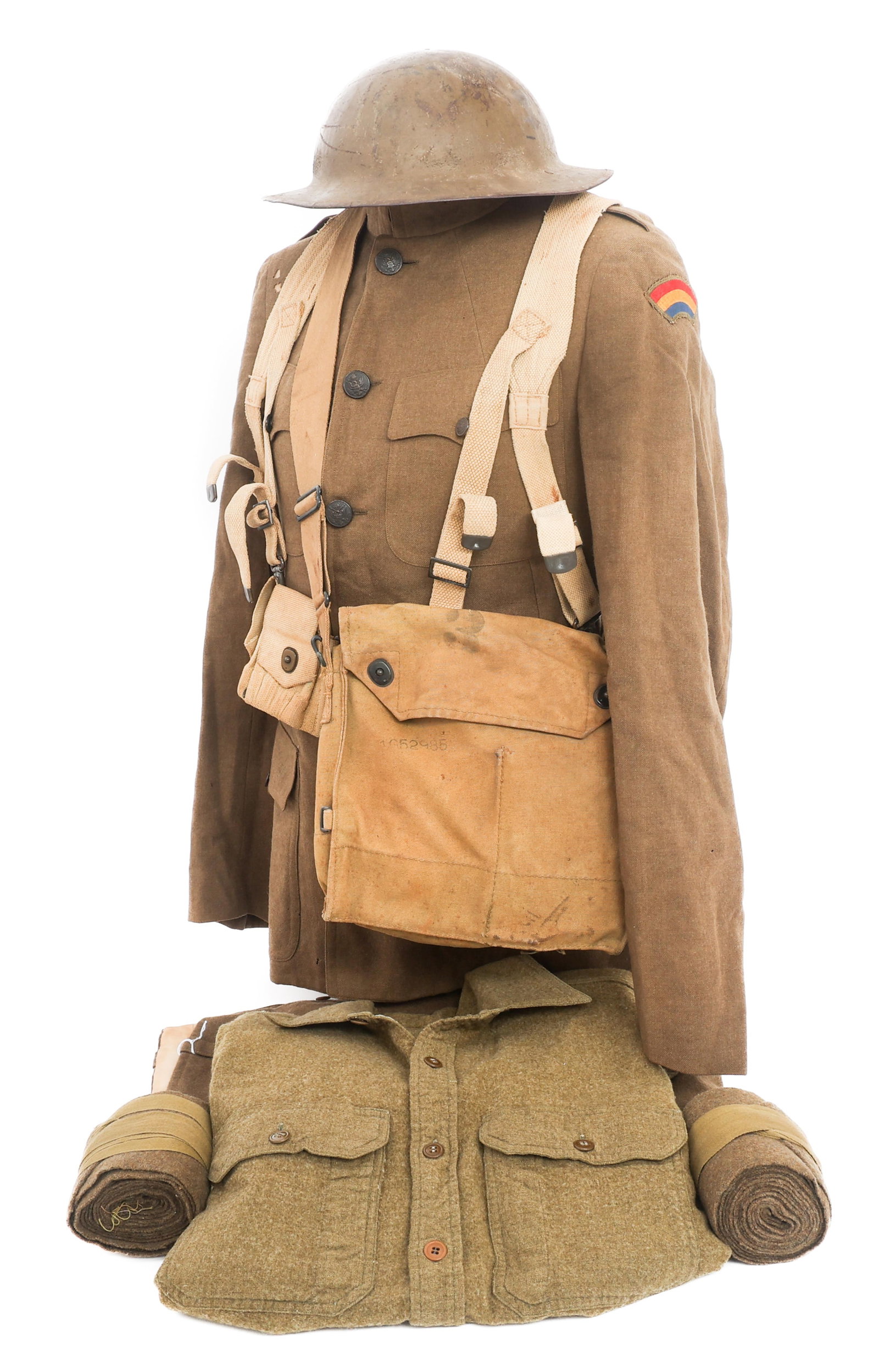 WWI US AEF 42nd DIVISION NAMED UNIFORM GROUPING (1 of 20)