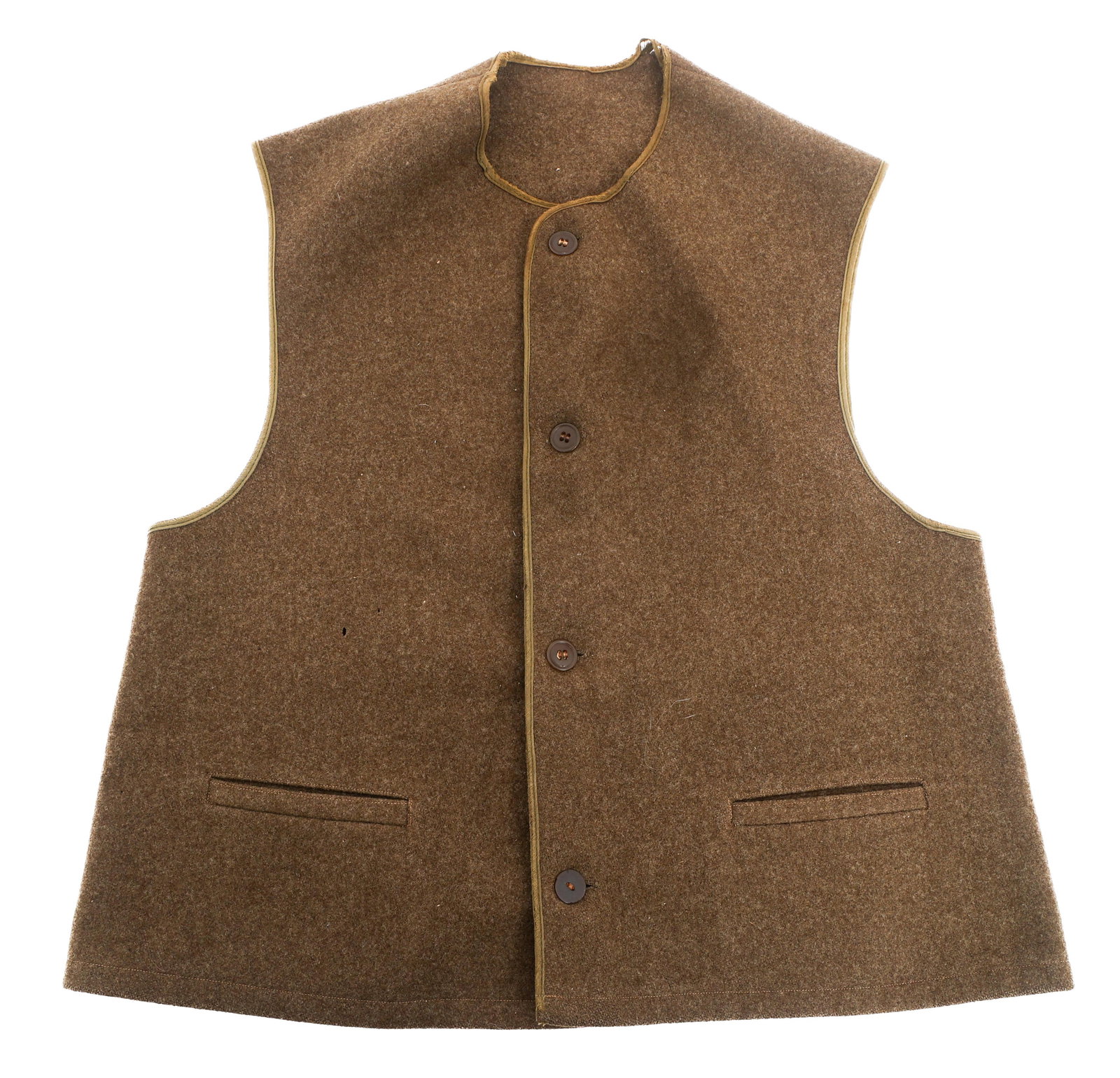 WWI US AEF WOOL JERKIN CUSTOM MADE VEST (1 of 5)