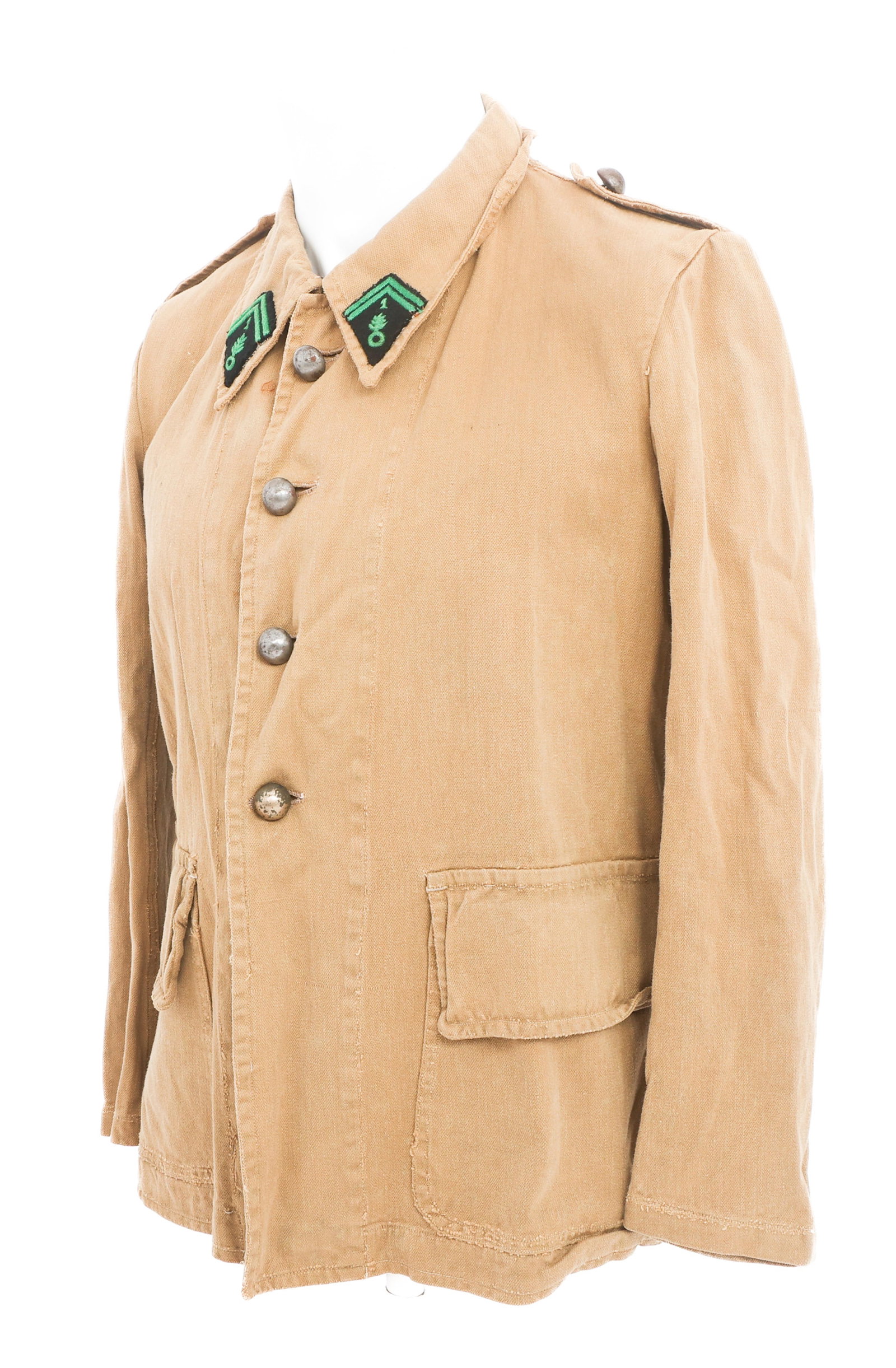 1930s FRENCH FOREIGN LEGION KHAKI SUMMER TUNIC (1 of 8)
