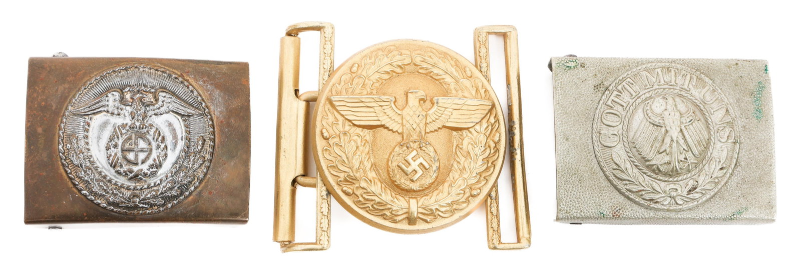 WWII GERMAN NSDAP, HEER, & SA BELT BUCKLES (1 of 8)