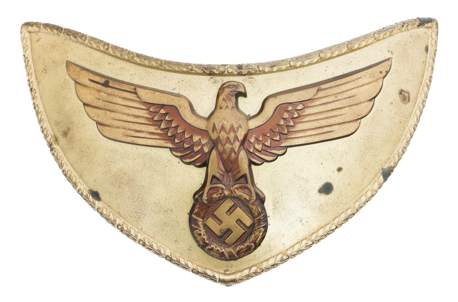 WWII NSDAP POLITICAL LEADER FLAG BEARER GORGET (1 of 5)