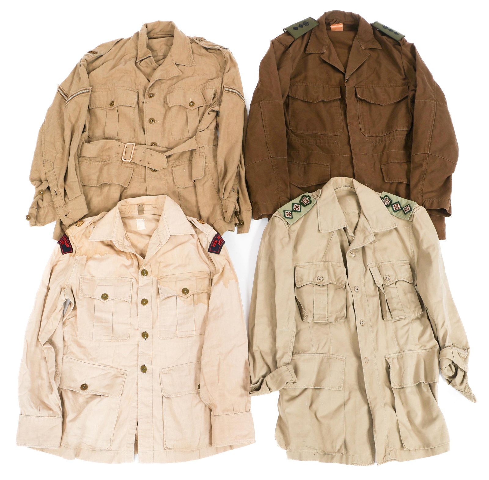 COLD WAR BRITISH COMMONWEALTH ARMY SERVICE SHIRTS (1 of 19)