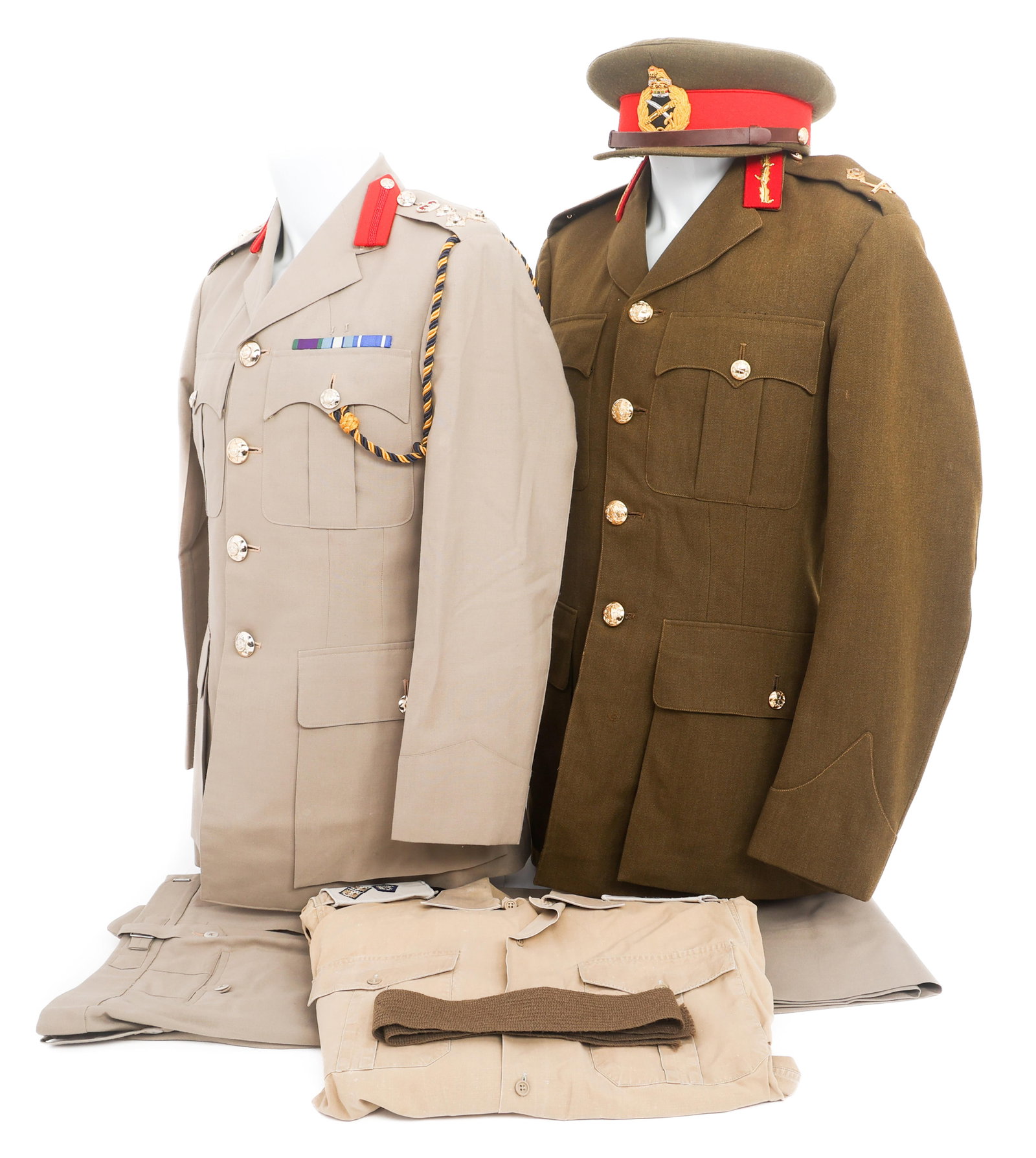 COLD WAR BRITISH ARMY OFFICER UNIFORMS & CAP (1 of 20)