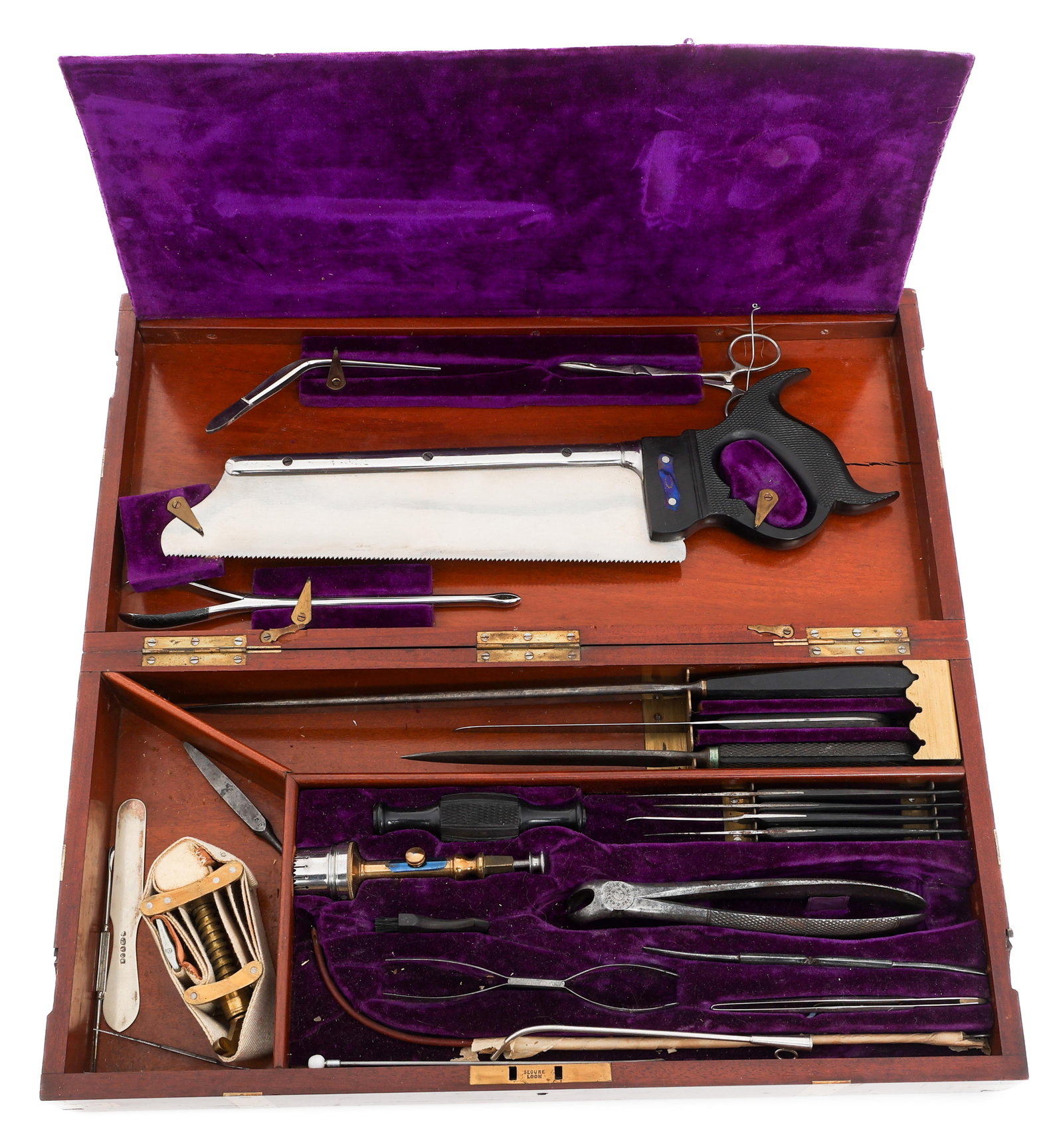19th C. BRITISH DENTAL & SURGICAL TOOL SET (1 of 20)