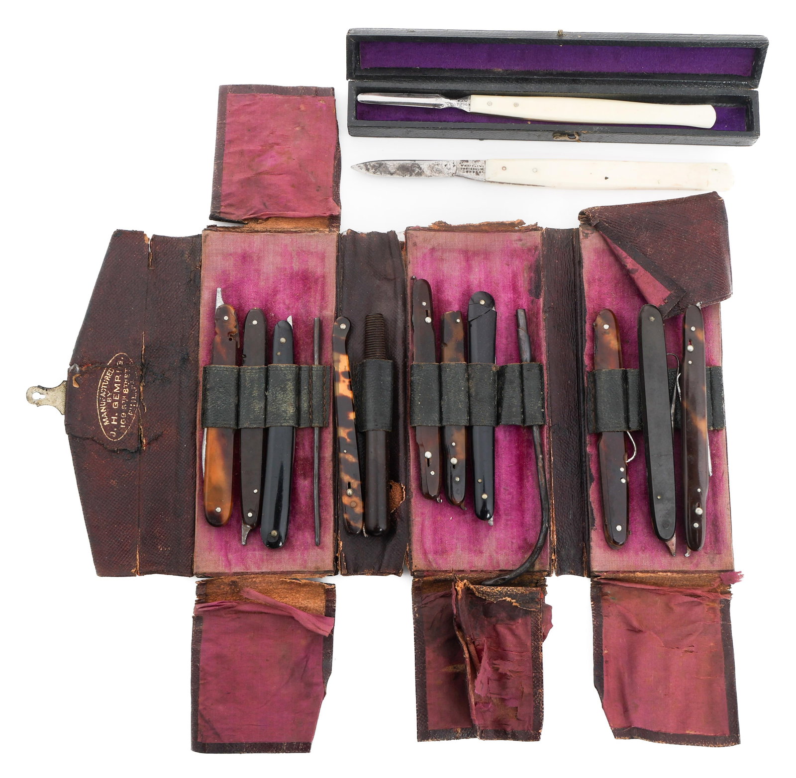 CIVIL WAR MEDICAL KNIFE AND TOOL SET (1 of 9)