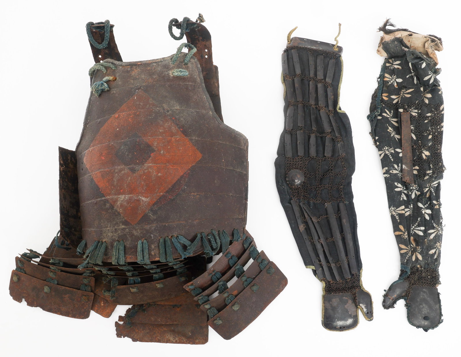 EDO PERIOD JAPANESE NIMAIDO & KOTE ARMOR & GLOVES (1 of 16)