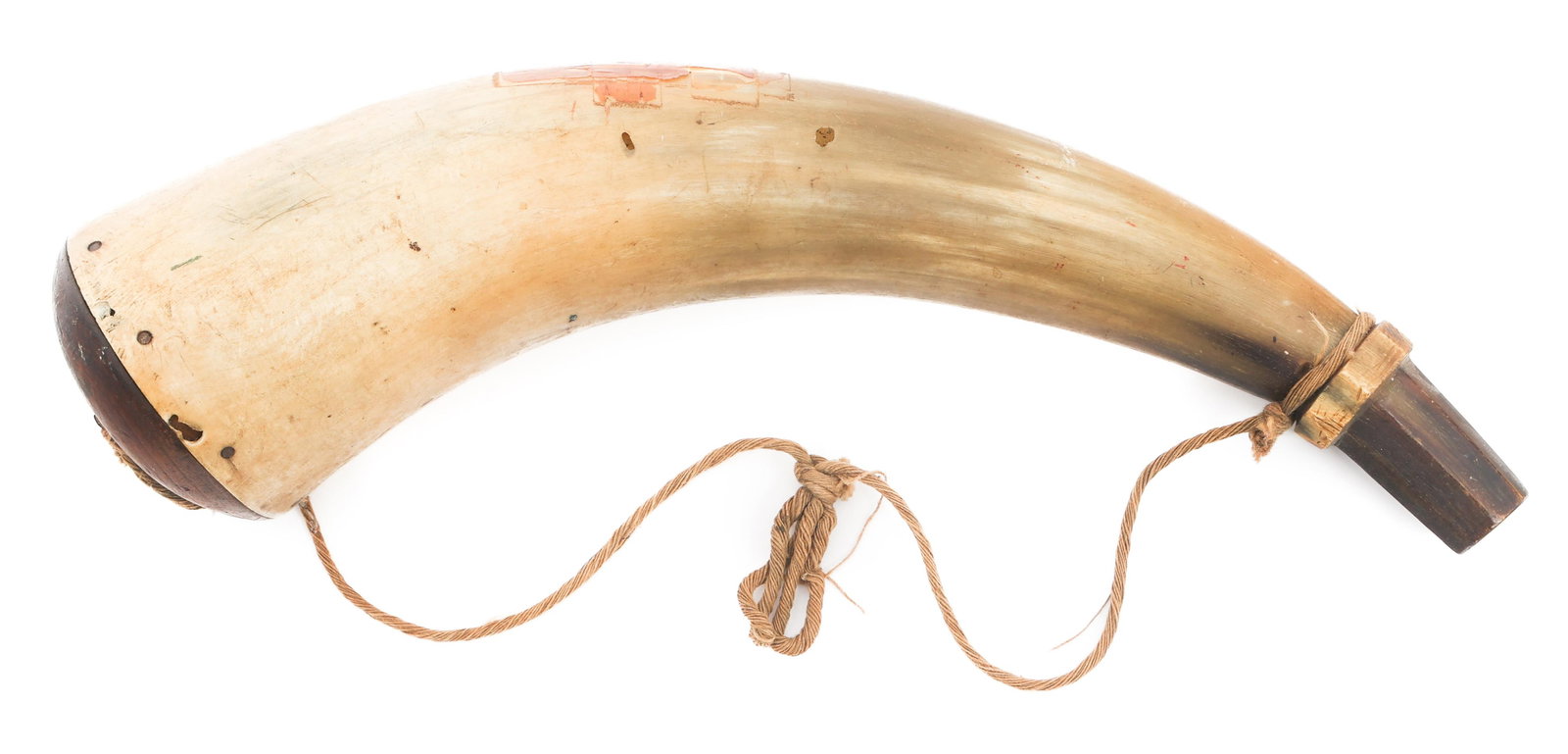 19th CENTURY US POWDER HORN (1 of 8)