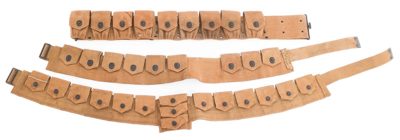 WWI US M1912 CAVALRY BANDOLIERS & CARTRIDGE BELT (1 of 20)