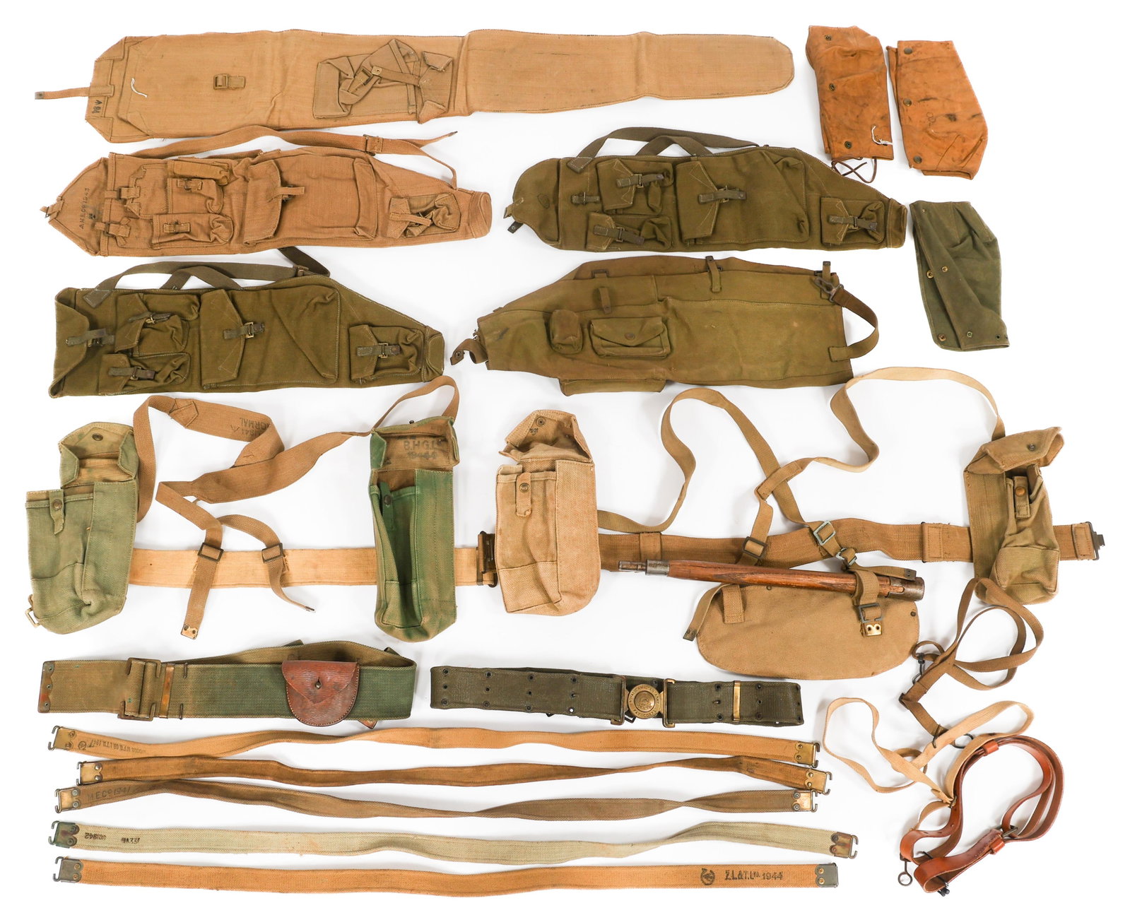WWI - WWII BRITISH & CANADIAN ARMY FIELD GEAR (1 of 18)