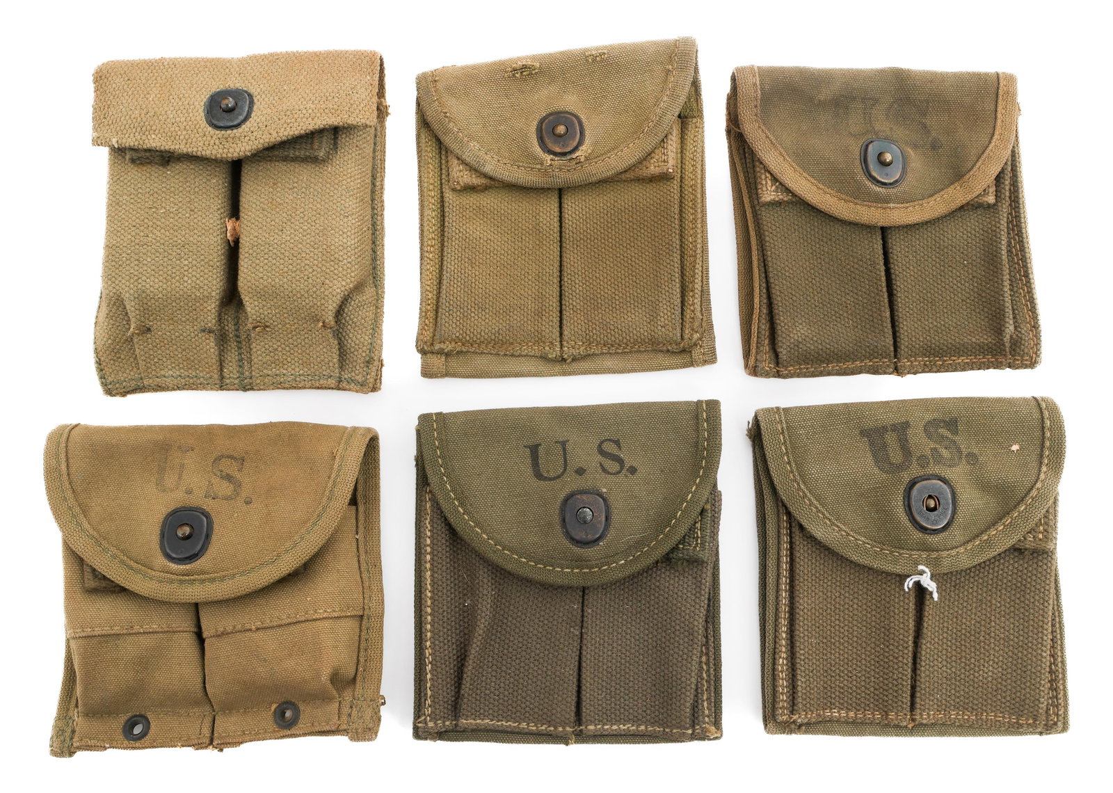 WWII USMC & ARMY M1 CARBINE MAGAZINES & POUCHES (1 of 20)