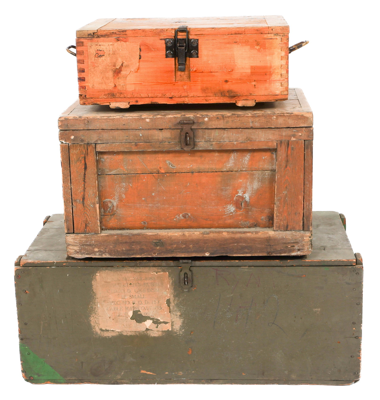 WWII US & GERMAN MUNITIONS & STORAGE CRATES (1 of 20)