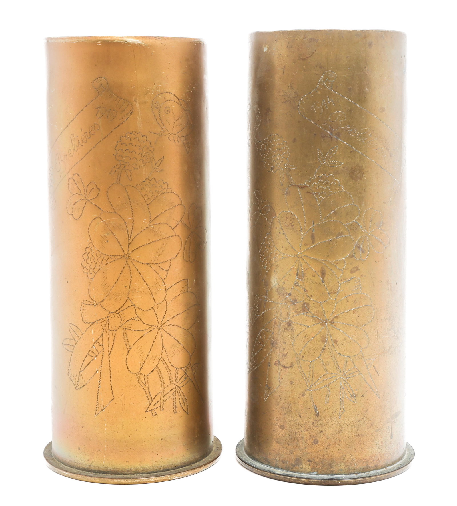 WWI SHELL TRENCH ART (1 of 8)