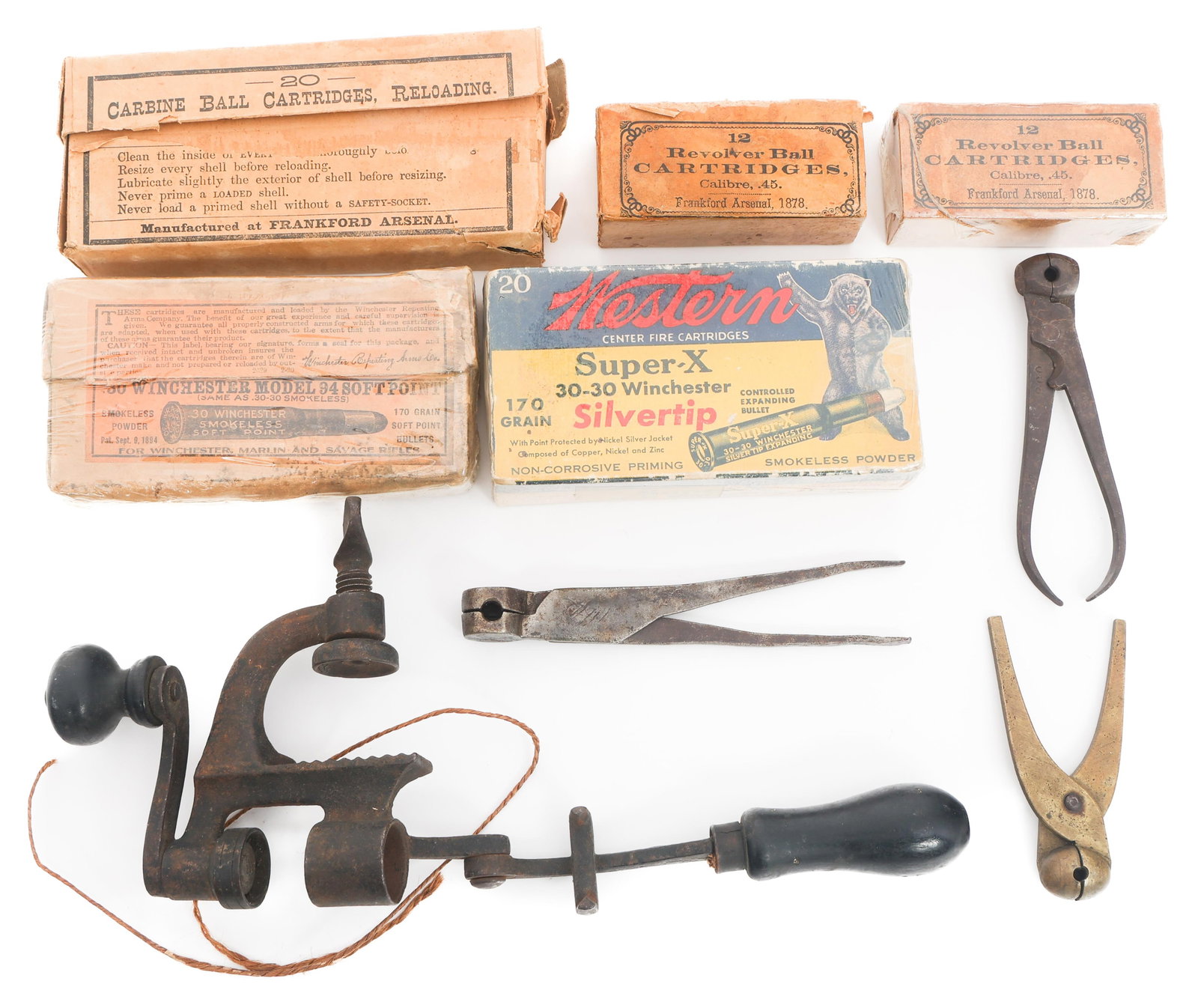LATE 19th C. US AMMUNITION & RELOADING GEAR (1 of 14)