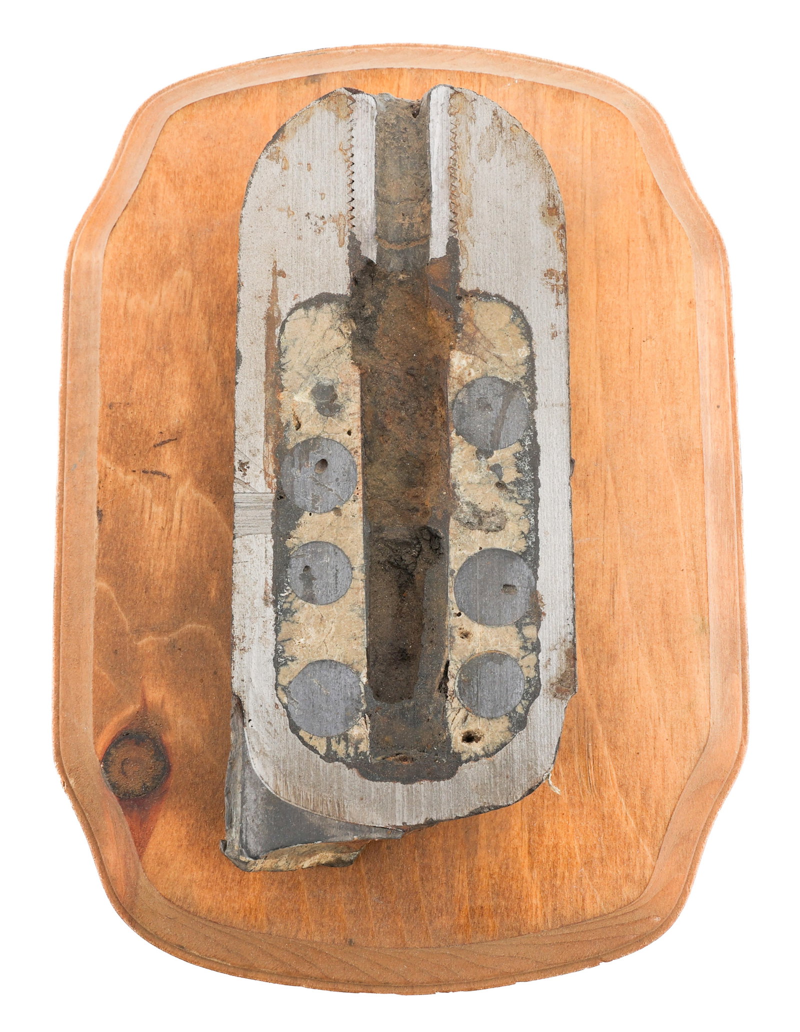 CIVIL WAR 3" PARROTT ARTILLERY SHELL CUTAWAY (1 of 4)