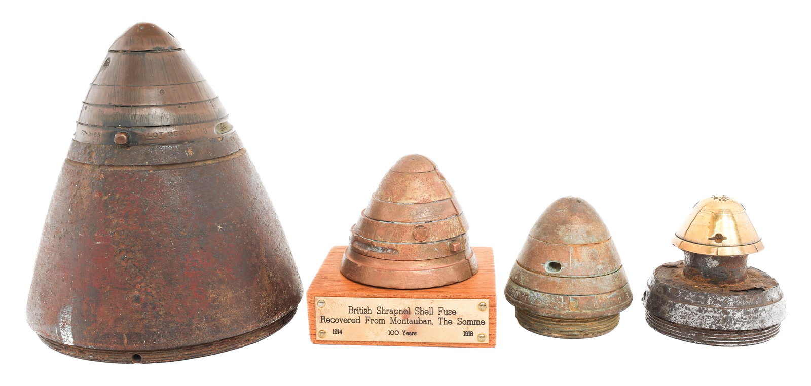 WWI BRITISH ARTILLERY SHELL FUZES (1 of 15)