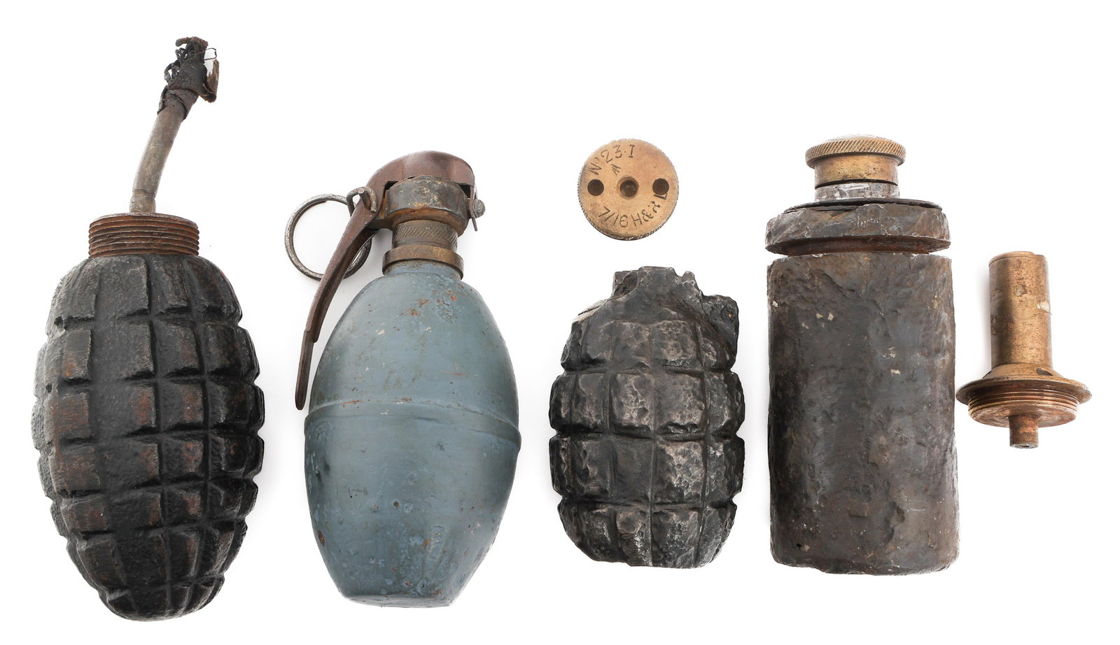 WWI WORLD MILITARY HAND GRENADES (1 of 11)