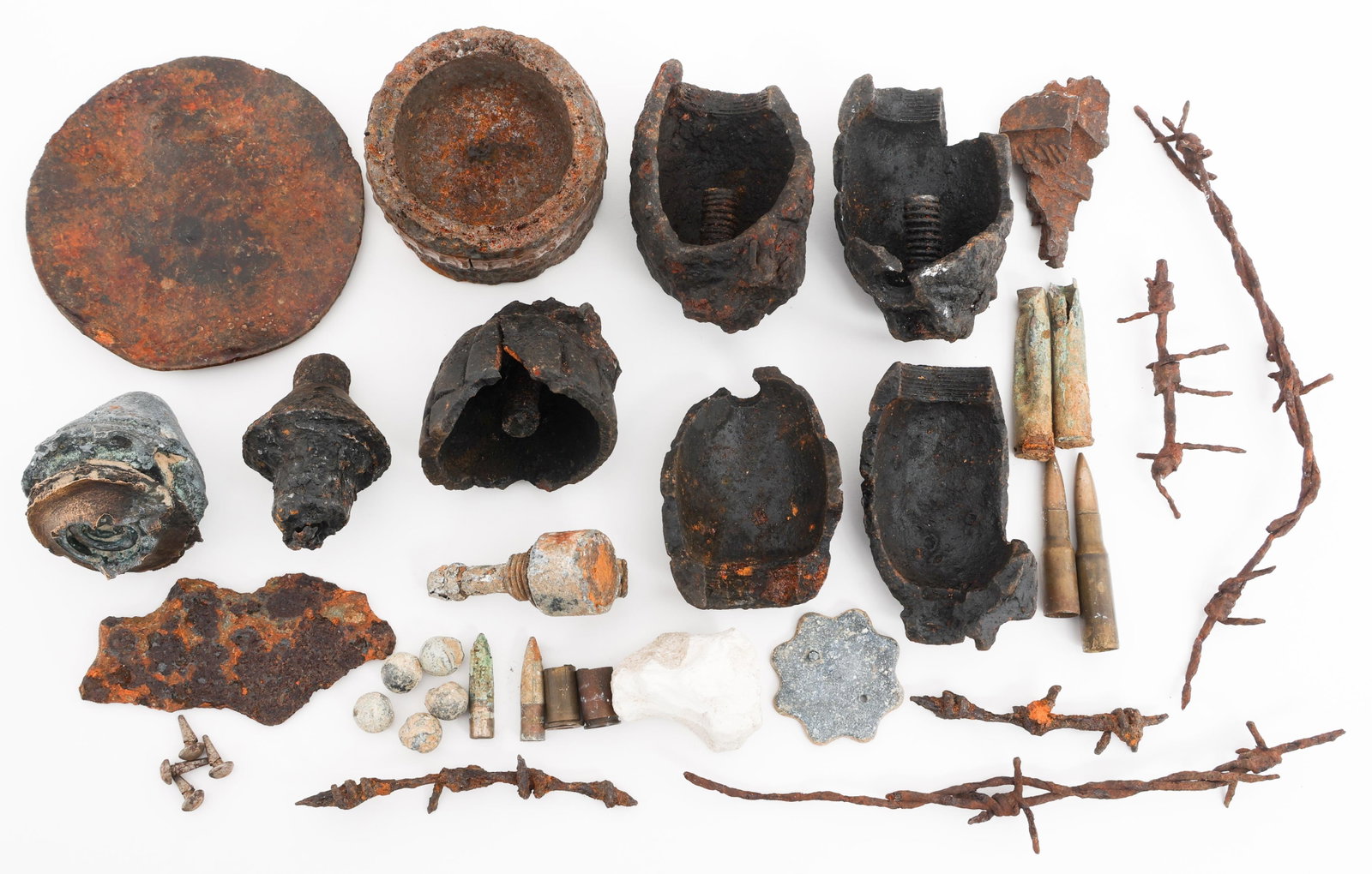 WWI WORLD MILITARY BATTLEFIELD DUG RELIC ORDNANCE (1 of 12)