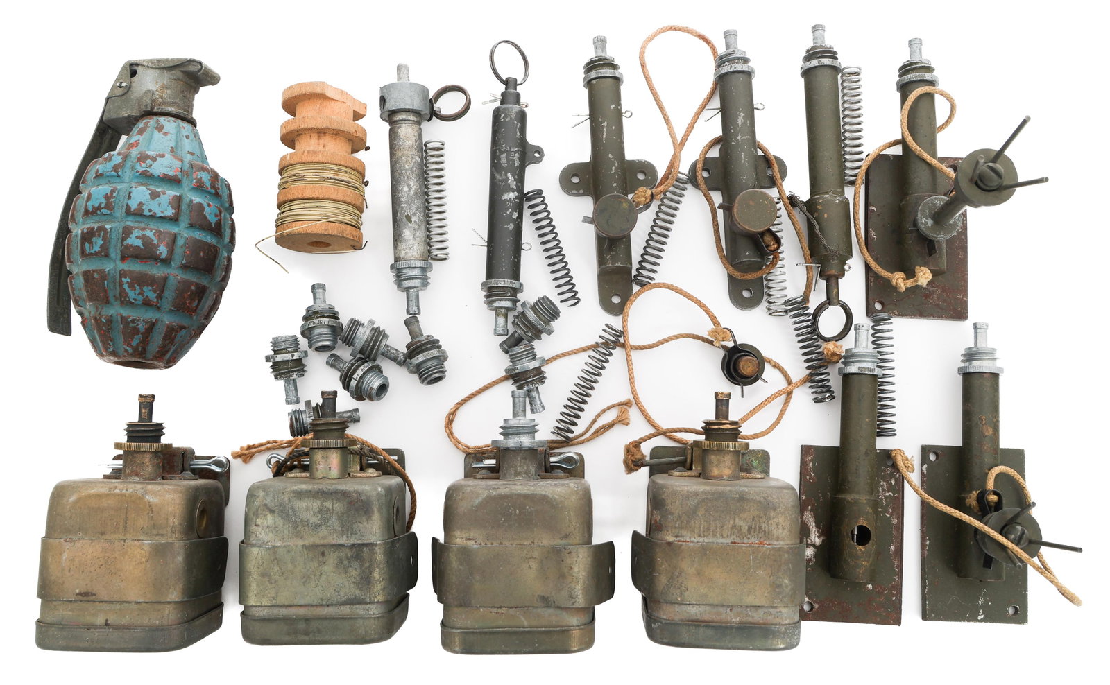 WWII - COLD WAR MKII GRENADE & FIRING DEVICE PARTS (1 of 11)